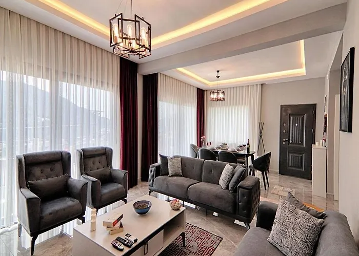 Villa With Private Pool And Sea View In Goecek, Fethiye