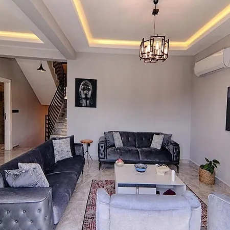 Villa With Private Pool And Sea View In Goecek,