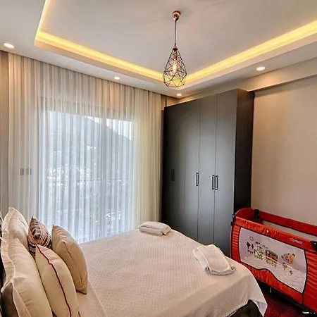 With Private Pool And Sea View In Goecek, *