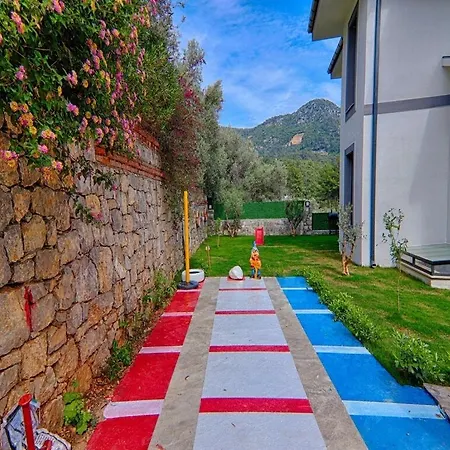 With Private Pool And Sea View In Goecek, * Фетхие