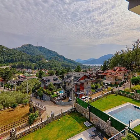 With Private Pool And Sea View In Goecek, *