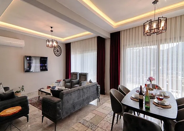 فيلة With Private Pool And Sea View In Goecek, *