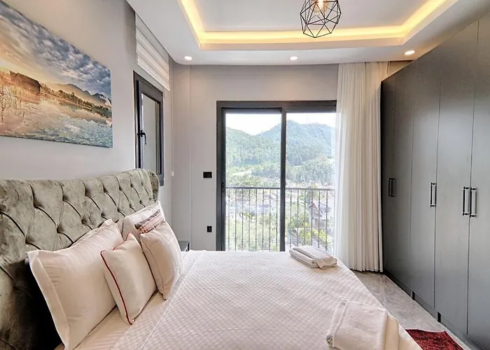 فيلة With Private Pool And Sea View In Goecek, فتحية