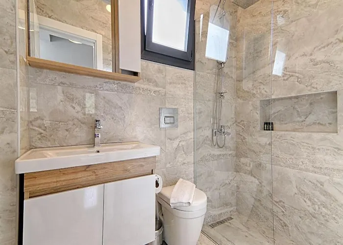 With Private Pool And Sea View In Goecek, *