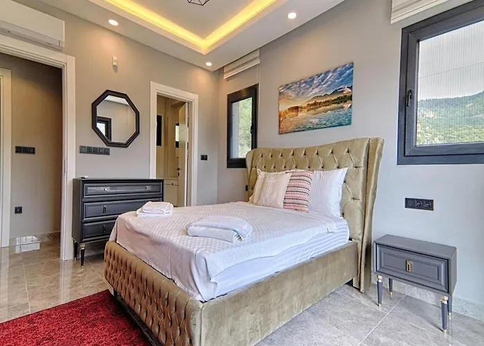 فيلة With Private Pool And Sea View In Goecek, فتحية