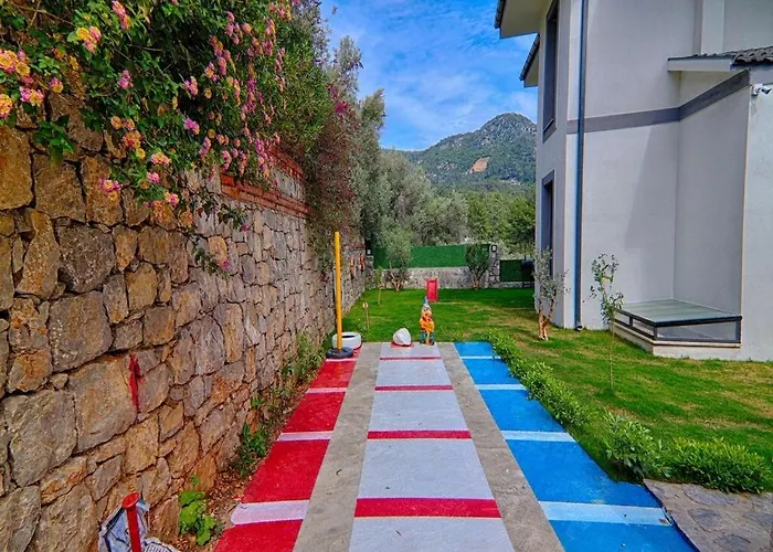 With Private Pool And Sea View In Goecek, * Fethiye