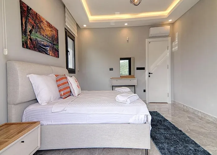 Villa With Private Pool And Sea View In Goecek, *